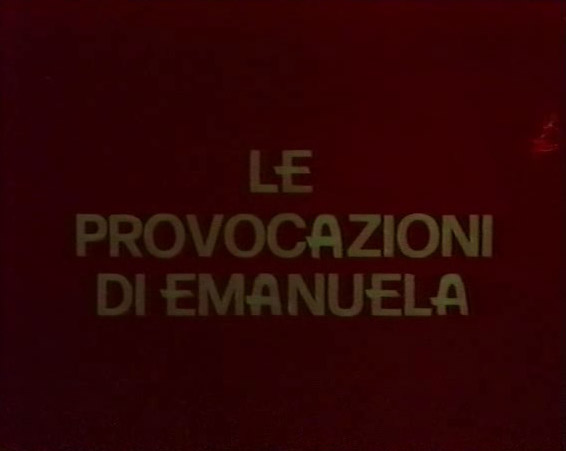 Le provocazioni di Emanuela - 1988 - Mario Bianchi